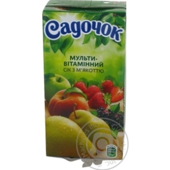 Сок Садочок мультивитаминный 0,5л купить, цены на МегаМаркет - фото 1