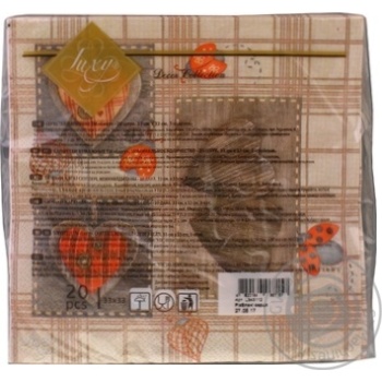 Napkins Luxy 20pcs - buy, prices for MegaMarket - photo 2