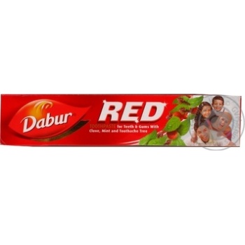 Зубна паста Dabur Red 200г купить, цены на МегаМаркет - фото 2