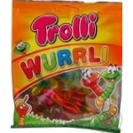 Конфеты Trolli Wurrli фруктовые жевательные 100г