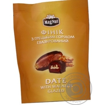 Финик MagNut с грецким орехом глазурированный 150г купить, цены на МегаМаркет - фото 1