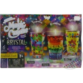 Набір для творчості Danko Toys Candle Crystal - купити, ціни на МегаМаркет - фото 1