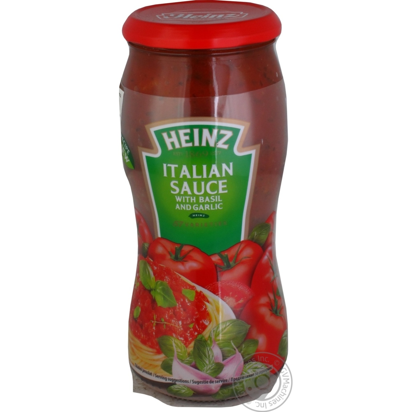

Соус для пасты Heinz итальянский с базиликом и чесноком 500г