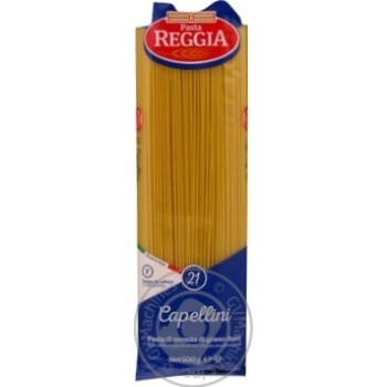 Макарони Pasta Reggia Capellini 21 500г х24 купити, ціни на МегаМаркет - фото 1
