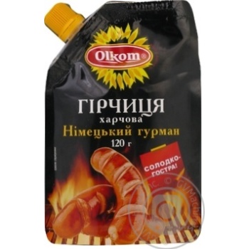 Mustard Olkom Hurman 120g - buy, prices for MegaMarket - photo 1