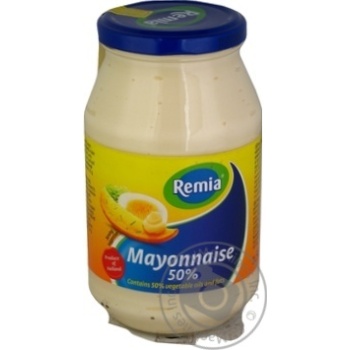 Майонез Remia Соус 50% 500мл купити, ціни на МегаМаркет - фото 1
