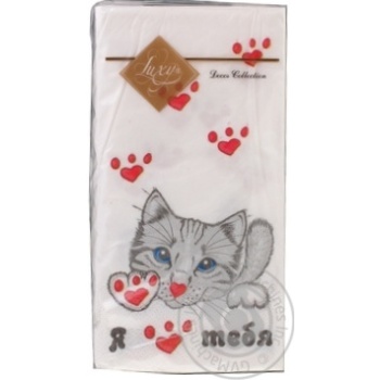Napkins Luxy With love 10pcs - buy, prices for MegaMarket - photo 1