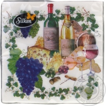 Napkins Silken paper 18pcs - buy, prices for MegaMarket - photo 1