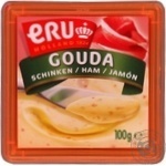 Cheese ham processed 45% 100g