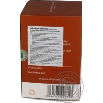 Tea ginger packed 20pcs 30g - buy, prices for MegaMarket - photo 4