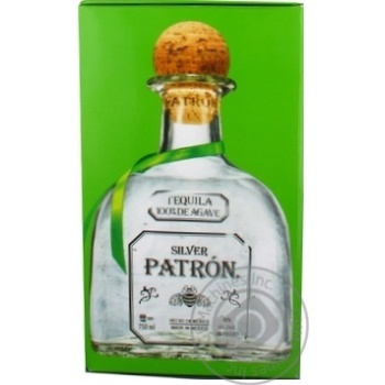 Текіла Patron Silver 40% 0.75л х12 купить, цены на МегаМаркет - фото 1