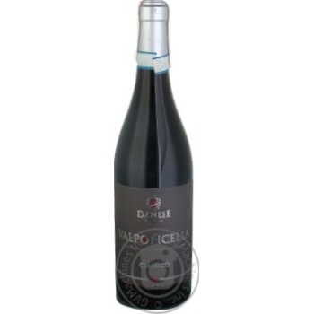 Вино Danese Valpolicella classico 12.5% 0,75л - купить, цены на МегаМаркет - фото 1