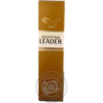 Whiskey Scottish leader 40% 700ml in a box Scotland - buy, prices for MegaMarket - photo 1