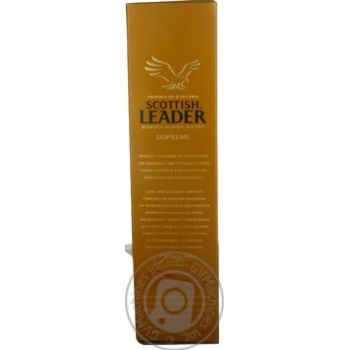 Віскі Scottish Leader Supreme Box 40% 0.7л х12 купити, ціни на МегаМаркет - фото 2