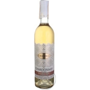 Вино Cricova Chardonnay біле сухе 10-14% 0,75л - купити, ціни на ULTRAMARKET - фото 1