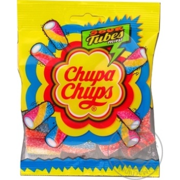 Мармелад жувальний Chupa-Chups Sour Tubes Mini 70г х18 купить, цены на МегаМаркет - фото 1