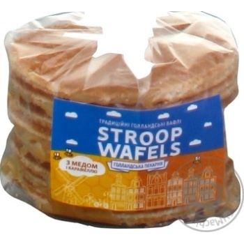 Вафлі Stroop Wafels Голандські мед та карамель 266г купити, ціни на МегаМаркет - фото 2