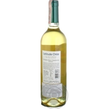 Вино Latitude Chile Sauvignon Blanc-Chardonnay белое полусладкое 11,5% 0,75л - купить, цены на ULTRAMARKET - фото 3