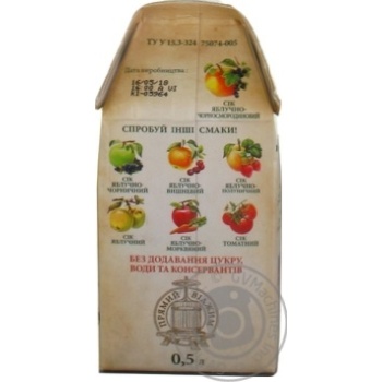 Galicia apple-black currant juice 0,5l - buy, prices for MegaMarket - photo 4