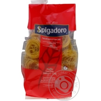 Макарони Spigadoro Capellini №106 500 г х10 купить, цены на МегаМаркет - фото 3