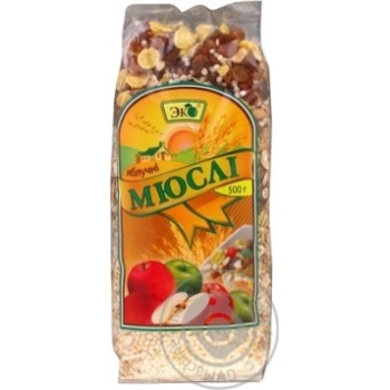 Muesli Eko with apple 500g - buy, prices for MegaMarket - photo 1