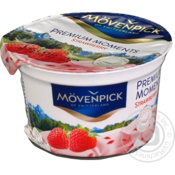Йогурт Mövenpick Premium Moments Полуниця 5% 100г купити, ціни на МегаМаркет - фото 1