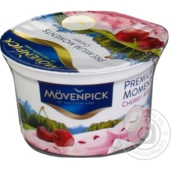 Йогурт Mövenpick Premium Moments Вишня 5% 100г купить, цены на МегаМаркет - фото 1