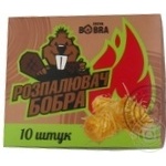 Розпалювач з деревної шерсті DROVA BOBRA 10 шт 50 г