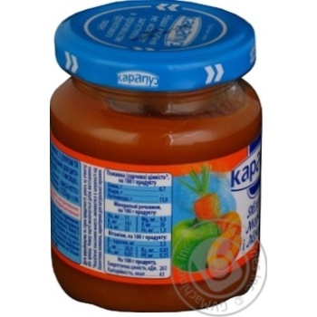 Puree Karapuz carrot for children from 4 months 125g glass jar - buy, prices for MegaMarket - photo 7