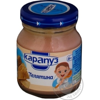Пюре Карапуз Телятина 6+ 75г купити, ціни на МегаМаркет - фото 5