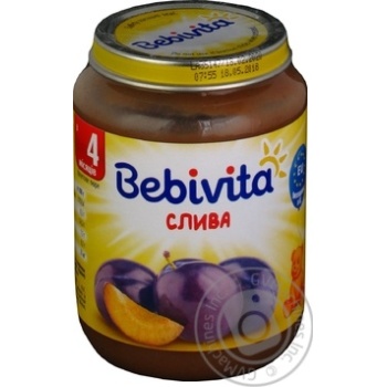 Пюре Bebivita Слива 190г купити, ціни на МегаМаркет - фото 4