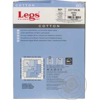 Tights Legs nero for women 80den 4size - buy, prices for MegaMarket - photo 2