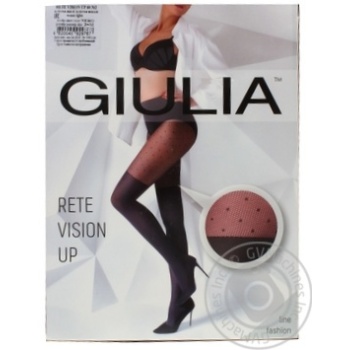 Колготки Giulia Rete Vision Up 60den nero розмір 3 - купити, ціни на NOVUS - фото 1