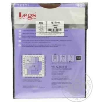 Legs Tetti 40 Den 5s Sand Women Tights - buy, prices for MegaMarket - photo 2