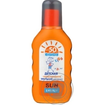 Sun Energy Allergenic Emulsion Sun SPF50+ 150ml - buy, prices for MegaMarket - photo 1