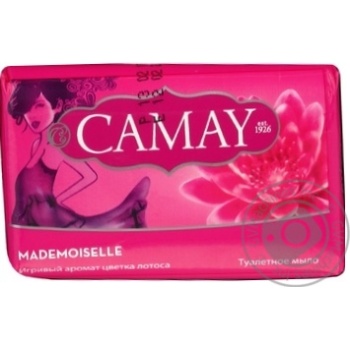 Мило туалетне CAMAY Мадемуазель 85г купити, ціни на МегаМаркет - фото 1