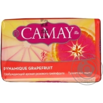 Мило туалетне CAMAY Динамік 85г купити, ціни на МегаМаркет - фото 1