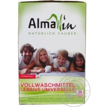 АlmaWin Organic Washing Powder 2kg - buy, prices for MegaMarket - photo 1