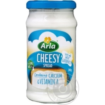 Сирний спред Arla Cheesy Spread плавлений 60% 240г купити, ціни на МегаМаркет - фото 1
