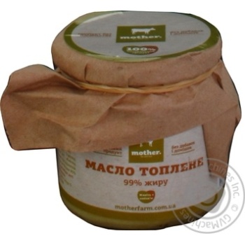Масло ГХИ Mother топленое 99% 200г купить, цены на МегаМаркет - фото 1