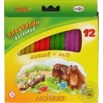 Пластилін віск. Бджілка, скл., 147г, 12 кольорів арт 280032