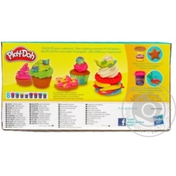 Набор пластилина Play-Doh с 8 баночек купить, цены на МегаМаркет - фото 4