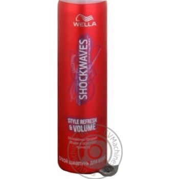 Шампунь Wella Shockwaves сухой для волос свежесть корней и объем 65мл купить, цены на МегаМаркет - фото 1