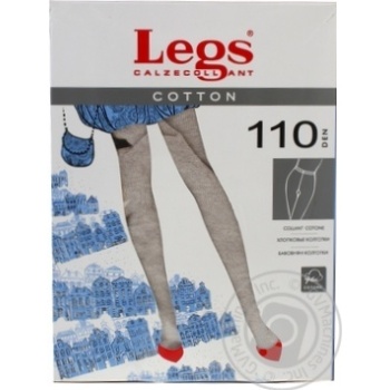 Колготки жiн. Legs panna/Melange р.№4 купить, цены на МегаМаркет - фото 1