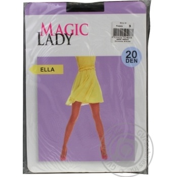 Колготи Magic Lady Ella жіночі чорні 20ден 3р - купити, ціни на ULTRAMARKET - фото 1