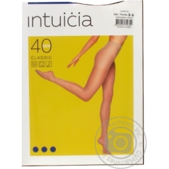 Intuitsiya Women's Tights Classic 40 den 5-6 cappuccino - buy, prices for - photo 1