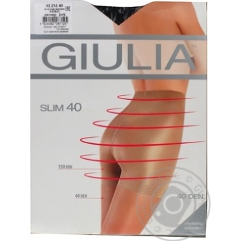Tights Giulia nero polyamide for women 40den - buy, prices for MegaMarket - photo 1