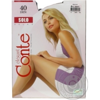 Колготки жін. SOLO 40 р.4 Grafit х12 купить, цены на МегаМаркет - фото 1