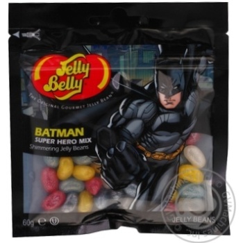Конфеты Jelly Belly Бэтмен 60г купить, цены на МегаМаркет - фото 1