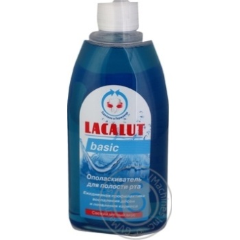 Ополіскувач Lacalut basic 500мл купить, цены на МегаМаркет - фото 1